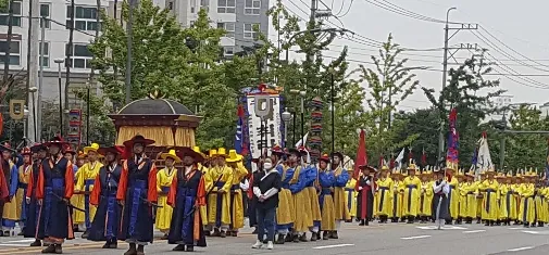 수원 정조대왕 능행차 행렬